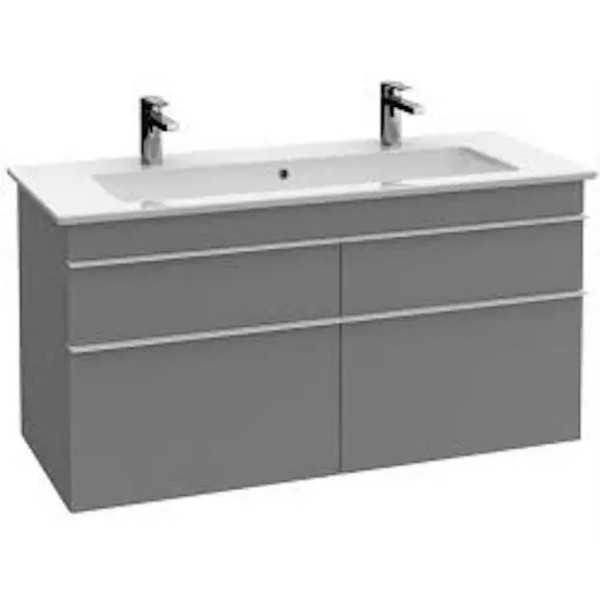 Villeroy & Boch Venticello 1200mm Vanity Unit and Basin in Stone Grey - Sleek and Functional Design